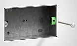 Movable screw posts on light switch / mains socket backing boxes  |   Yes that's what I'm going to do: either tape or glue the post in the...