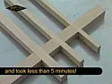 Making a box joint jig |  Bingo!Somewhere between. I originally wanted to make lap joints larger than the...
