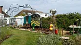 Garden Railway  |  This is a novel approach to a garden railway. I could get a 14m run in our...