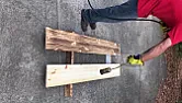 More Burnt Wood Finishing-- his time a cabinet.  |  My favorite woodworker, TV Star, Entertainer,  Buckin' Billy Billy Ray ...