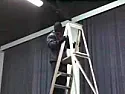 This is NOT the way to climb a ladder  |  There may be browser/OS issues with this link...Running FireFox at home, the...