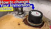 Immersion heater replacement  |  It might prove a little difficult to undo and unscrew the faulty  immersion...