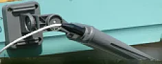 What is this device?  |  Can you identify this device? It's affixed to the shed in my neighbour's...