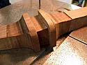 Maloof Chair Joint  |  I Googled for a joint for my cypress chairs, specifically for the back legs...
