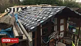 Vinyl LPs on shed roof puts new spin on old records  |  Vinyl LPs on shed roof puts new spin on old records A man has covered a shed...