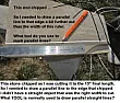 What tool do you use to make parallel lines when cutting flagstone (or anything)?  |  A plain old metal framing square will do ya, one of the 24" x 16" jobs should...