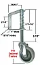Lifting Casters  |  The problem as I see it is that OP wants a caster that will support a  50# box...