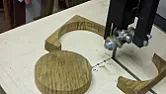 cutting 175 mm disc out of MDF  |  I need to cut a one-off round disc of 20mm MDF Need it to be as perfectly true...