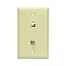 Installing a coax outlet on an interior upstairs wall |  My wife has given me a project - move the TV in our upstairs bedroomfrom one...
