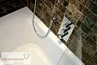 Travertine tiles on plastered wall - weight issues.  |  I have good news and bad news, again(!) They're from these people;...