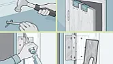 Stopping the creeping door  |  Even simpler: "Rather than resetting the hinges or propping it open with a...