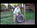 How To Pull A Fence Post  |  This fellow came up with an ingenious way to pull fence posts with the item s he...