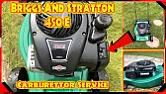 Briggs and Stratton lawn mower engine started coughing, spluttering and backfiring, and stalling on the slightest load  |  I have a Spear and Jackson lawnmower with a 125 cc Briggs and Stratton  engine...