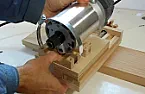 Minimal router body  |  Looks like a Porter Cable fixed base router...Fixed base machines are less...