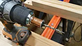 Homemade Depth Stop For Drill  |   You'll notice that I had to shorten the fitting just a little to get it to ...