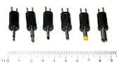 DC plug for laptop  |  There are two potential failure points.  The male barrel connector on the...