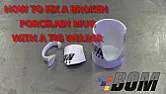 Repair mug handle?  |  I would advise relegating it to a pen holder or a cold-water-only mug. I  broke...