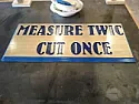 Woodworker's rule plaque  | &laquo; previous thread