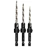 Acrylic/Perspex, Wood & PVA  |  For plastic work, I like these. Countersink bits. ...