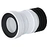 Plastic waste pipe  |  I have a flexible pipe between my bog and the down pipe inlet and it  works...