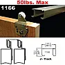 3 track sliding closet doors |  I did a very similar project in my kitchen. I found exactly what I needed...