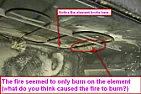 Basic advice for an oven bake element house fire (GE JBP24B0B4WH) |  Longer term oven repair report.The only major issue is that the stove top gets...