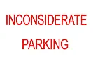 Inconsiderate parking  |  Think this will help?  This will be printed off and placed under the wipers of...