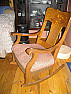 Rocking chair rocks back too far