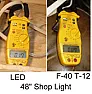 LED shop lights  |  I may should have asked you what kind you bought.  I just ordered 3 from  Home...