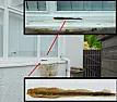 Window frame, rot.  |  I have a area of rot on a window frame (image attached). I hacve scraped it out...