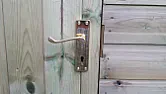 New shed and the my first mortice lock  |  Meh - just spent all day on one lock. 1.5hours finding tools and some  quite...