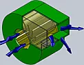Range Hood Squirrel Cage Fan Blade Orientation |  I disassembled my microwave oven/range hood fan for cleaning.When I took the two...