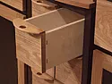 Drawer assembly  |  with hard maple false fronts.  Is it acceptable to attach the sides to the...