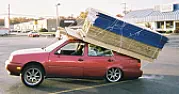 carrying siding box on cartop |  Not to mention what it is gonna do to the siding, flapping up and down inthe...