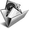 Backup / imaging software |  You can see the files in it, because it is a .vhd or a .vhdx file per partition...