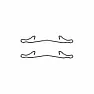 Brake caliper/pad "retaining" clips  |  I've just replaced the front discs and pads on my wife's 20-year-old ...