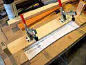 How to affix a template  |  This worked very nicely for me. Secure, safe, and no adhesive to remove:...
