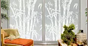 Suggestions for "obscuring" glass on bathroom door |  Go to a craft store, like Michaels or Joann, and check out the craft paint.  You...