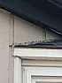 Roof caulk?? |  Just had our roof replaced and this is what they used over the bay window....