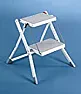 Slightly OT: strong foldable stool sought |  Lakeland have one ref no 5591 at =A316.99 a pop. It claims to hold up to...