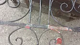 What paint to use - part rusty gates  |  I'm having a go at repainting our front gates - they are fairly heavy, ...