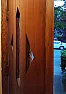 Refinishing a solid wood exterior door  |  y sure there isn't just some thin veneer on the door.  It doesn't look...
