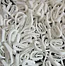 Shower curtain hooks  |  I bought a new shower curtain, which has reinforced eyes for the hooks.  The...