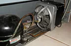 Strange refrigerator noises  |  Here's a picture of the bottom rear of the refrigerator:...