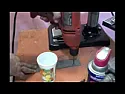 Drilling through stainless 3/8" steel bolt  |  I am trying to drill though a  stainless 3/8" steel bolt (grade 6) on a poo l...