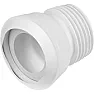 WC pan connector choice  |  What, in practice, is the difference between this pan connector with fins:...