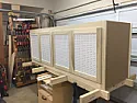 Clamp storage in the shop  |  IIRC Swingman has this rack, the one you have.  My design does the same  with...