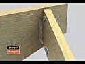 Angled joist hangers?  |  There are, and yes, Simpson Strong Tie Has them.  Also, there is a lot of...