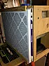 Home-made air cleaner remake  |  Years ago I made an air cleaner from scrap wood, a furnace blower, variable ...