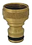 Tap hose connector threads  |  Surprised the yellow part does not fit because it looks a standard bib tap.  You...